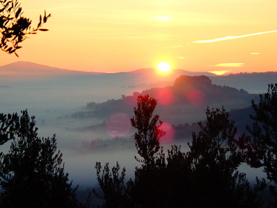 Dawn in Umbria jigsaw puzzle