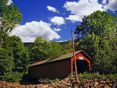 Sonestown Covered Bridge jigsaw puzzle