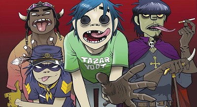 פאזל של gorillaz