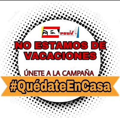 פאזל של no estamos de vacaciones psuv