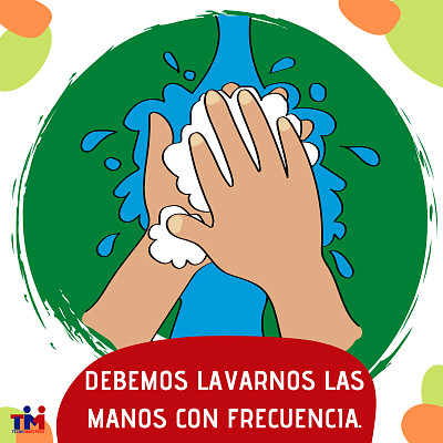 פאזל של Debemos lavarnos las manos con frecuencia.