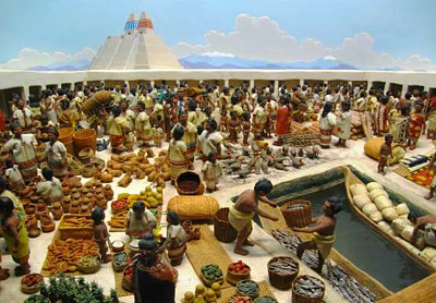 פאזל של mercado azteca