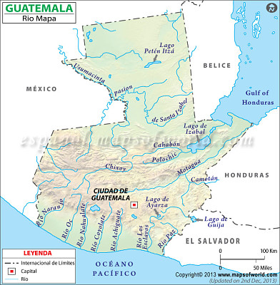 mapa de Guatemala jigsaw puzzle