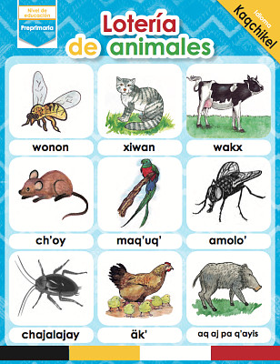 animales en kachiquel