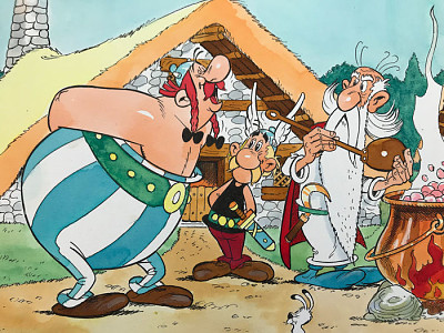 פאזל של Asterix y Obelix