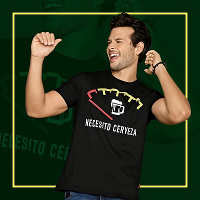 playera chusca caballero