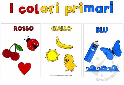 פאזל של I colori Primari