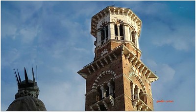 פאזל של lamberti tower in verona