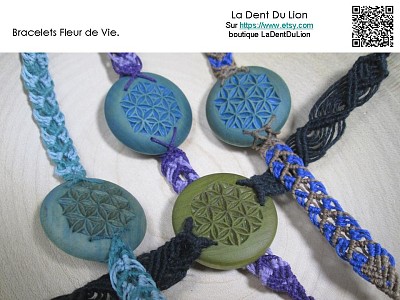 Bracelets Fleur de Vie LaDentDuLion