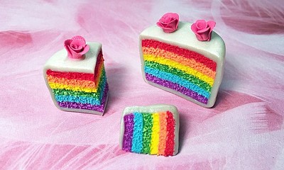 פאזל של rainbow cake