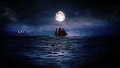 Moonlit Ship jigsaw puzzle