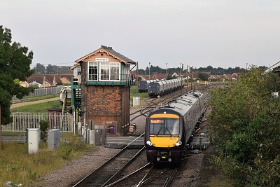 March signal box, England jigsaw puzzle