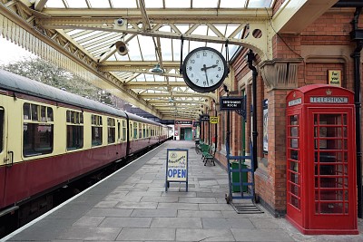 פאזל של Loughborough Central Station, England