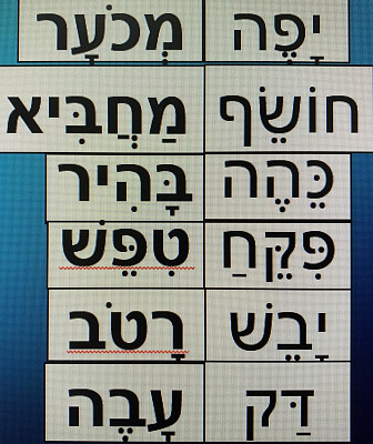 פאזל של ×™×¤×”