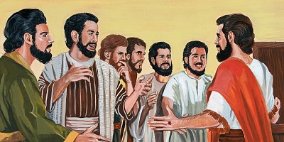 פאזל של GesÃ¹ incontra i discepoli