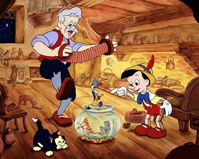 Pinocchio e Geppetto
