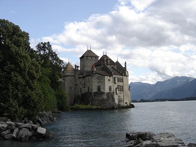 Chateau de Chillon,lac LÃ©man,Suisse.