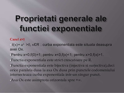 פאזל של functia exponentiala.proprietati.