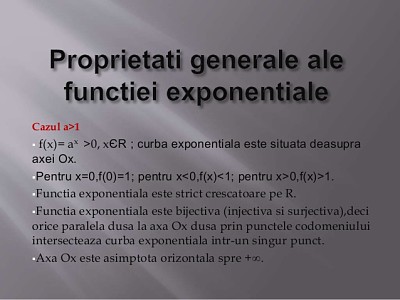 functia exponentiala.proprietati. jigsaw puzzle