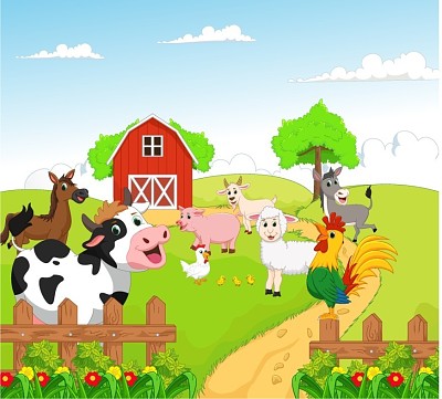 Los animales de la granja jigsaw puzzle