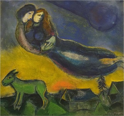 chagall, nuit verte jigsaw puzzle