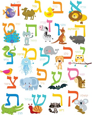 פאזל של alfabeto ebraico