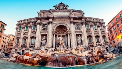 פאזל של fontana di trevi