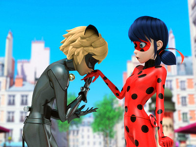 פאזל של ladybug