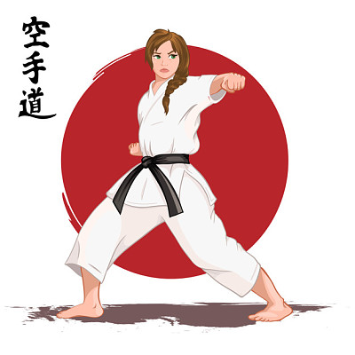 פאזל של moÃ§a do karate