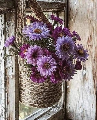 cesta de flores