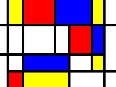 Piet Mondrian - Grid jigsaw puzzle