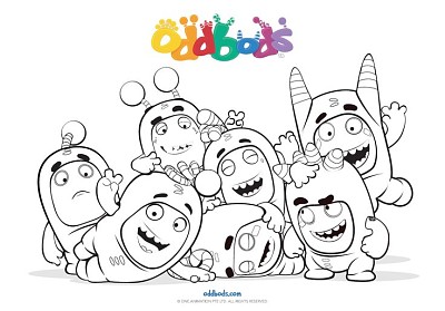 פאזל של oddbods