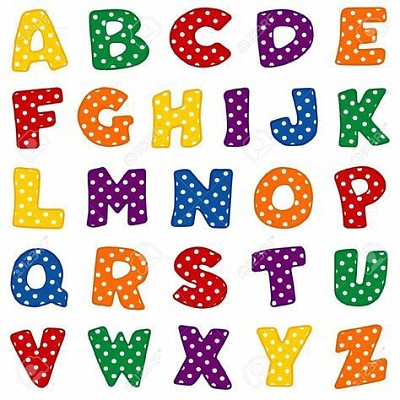 פאזל של alfabetul colorat