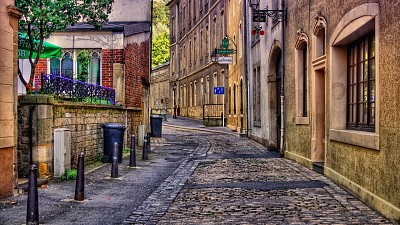 calle en Inglaterra jigsaw puzzle