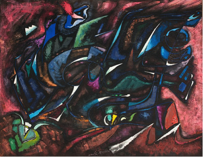 פאזל של AndrÃ© Masson, Nuit fertile