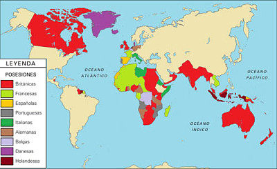 Mapa Imperialismo.
