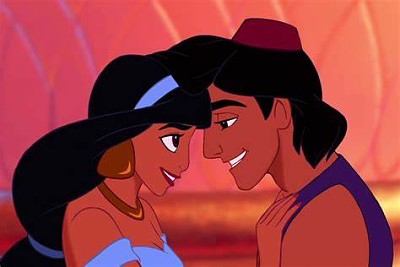 פאזל של Jasmin y Aladdin