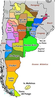 פאזל של Argentina y sus pcias