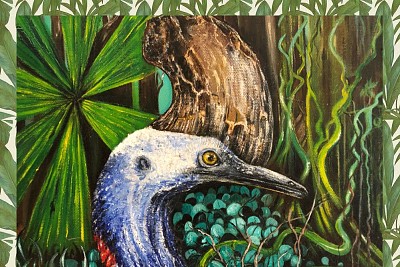 Cassowary jigsaw puzzle