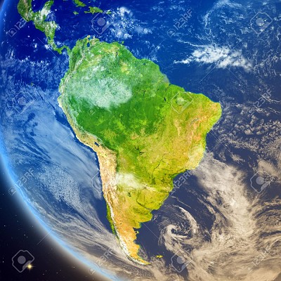 AmÃ©rica del Sur desde el cielo jigsaw puzzle