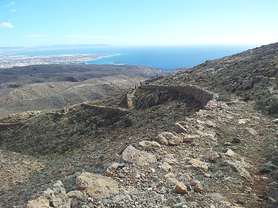 Los Caracolillos. Camino de Enix a AlmerÃ­a.