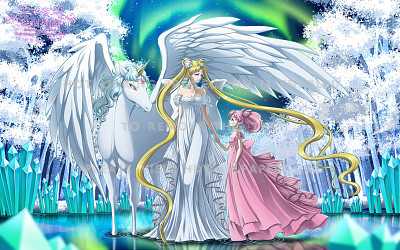 Serena , rini y pegaso 