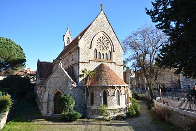 Chapelle anglicane,ville de HyÃ¨res.