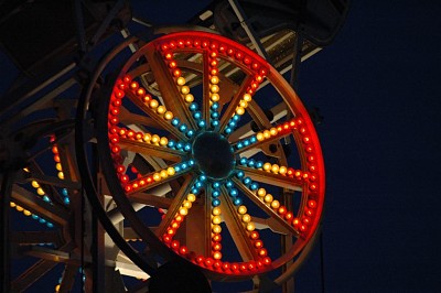 Detail of Carnival Ride jigsaw puzzle