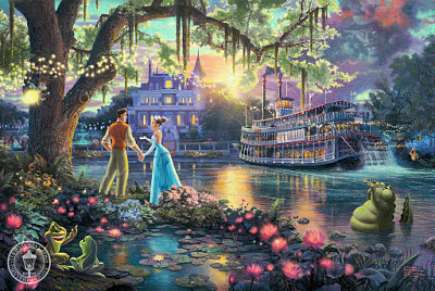 Princess and the frog Kinkade