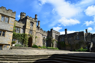 Haddon Hall, Derbys, England jigsaw puzzle