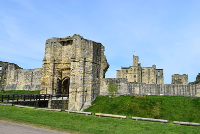 Warkworth Castle, Northumberland, England