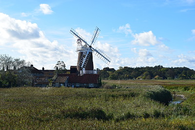 Cley Windmill, Norfolk, England jigsaw puzzle