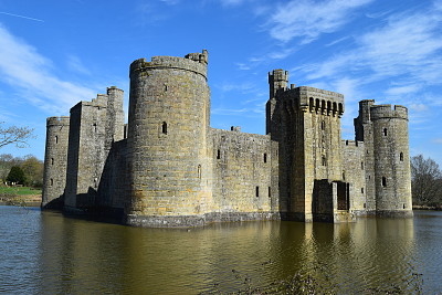 Bodiam Castle, East Sussex, England jigsaw puzzle