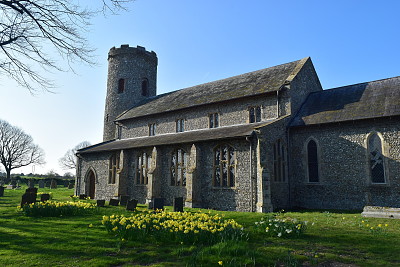 Burnham Norton Church, Norfolk, England jigsaw puzzle